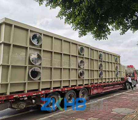 玻璃钢生物过滤塔,垃圾站生物除臭设备